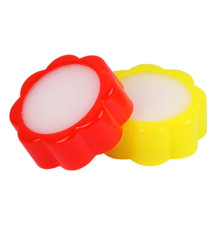 Губка поролон  для увлажнения пальцев , M&G, ассорти 2цв.,Китай