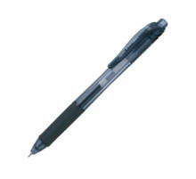 Ручка роллер "EnerGel-X" Pentel 0,5 мм, черная , стерж. пласт., прозр., Япония