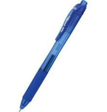 Ручка роллер "EnerGel-X" Pentel 0,5 мм,синий, стерж. пласт., прозр., Япония