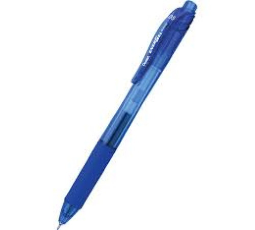 Ручка роллер "EnerGel-X" Pentel 0,5 мм,синий, стерж. пласт., прозр., Япония