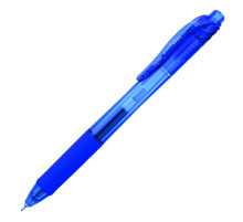Ручка роллер "EnerGel-X" Pentel 0,7 мм,синий, стерж. пласт., прозр., Япония