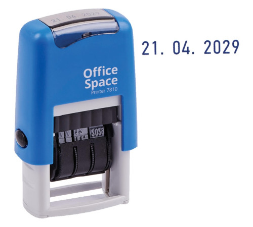 Датер OfficeSpace цифровой,пластик, 1стр.,3мм, , автоматический, ленточный Китай