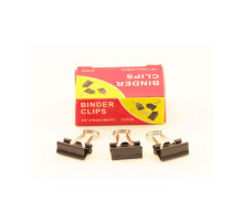 Зажим для бумаг 15 мм Binder clips цветной, Китай