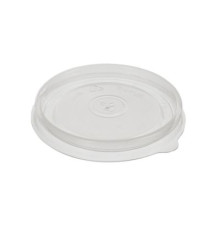Крышка для контейнера(супница) BioBox Крафт d98мм, прозрачная, 25шт/упак. РФ