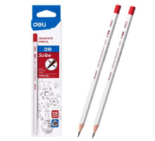 Карандаш ч/г 2В, трехгранный, SCRIBE, Deli.Китай