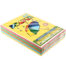 500л Бумага офисная цветная «Радуга», А4 (210*297 мм), 80 г/м.кв., 5 цветов, РБ