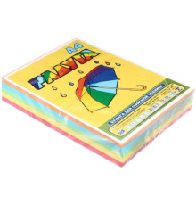 250л Бумага офисная цветная «Радуга», А4 (210*297 мм), 80 г/м., 5 цветов, РБ