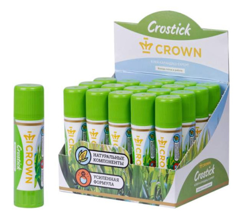 Клей карандаш 36г Crown"Expert ",  Корея