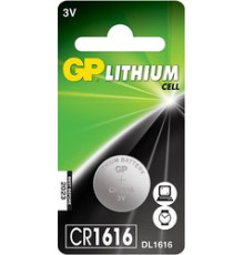 Батарейка литиевая CR1616 GP Lithium CR1616 5BP (Эл.питания) , Польша,