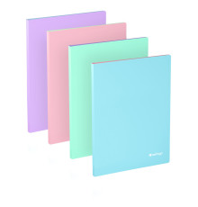 Папка 20 вкладышей Berlingo "Haze", 14мм, 600мкм, сиреневая, софт-тач, с внутр. карманом.РФ