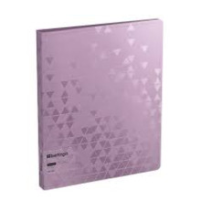 Папка 40 файлов Berlingo "Metallic"пласт., сиреневый металлик, с внутр.карманом1000мкм, РФ