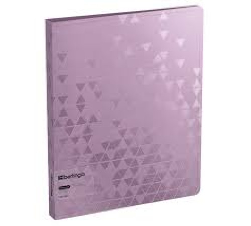 Папка 40 файлов Berlingo "Metallic"пласт., сиреневый металлик, с внутр.карманом1000мкм, РФ