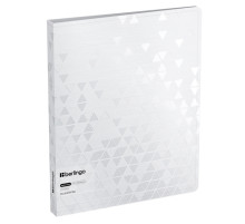 Папка 40 файлов Berlingo "Double White"пласт., белая с внутр. карманом 1000мкм, РФ