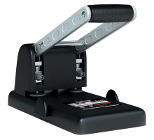 Дырокол 100л мощный,Berlingo,корпус, пластик, метал., ограничительная линейка,  Китай