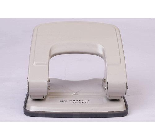 Дырокол 22л DP-600G серый, с линейкой (2.2 мм- до 25 листов), Индия