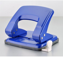 Дырокол 22л DP-600G синий (2.2 мм), Индия