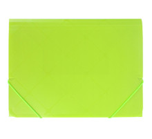 Папка на резинках А4 салатовая Diamond Darvish , пласт. 300мкм, Иран