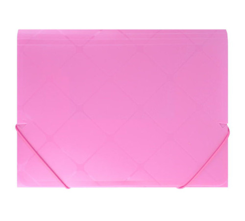 Папка на резинках А4  розовая Diamond Darvish , пласт. 300мкм, Иран