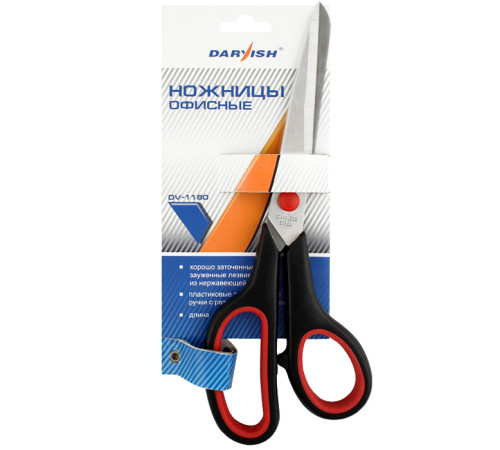 Ножницы 19 см. "Darvish" с европодвесом .Китай