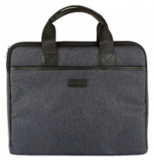 Сумка деловая 37*32см (на молнии) темно- синий. Китай