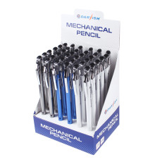 Карандаш авт.0,7мм "Darvish" корпус металлический, цвет ассорти,  Китай