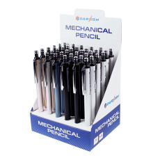 Карандаш авт.0,7мм "Darvish" корпус металлический, цвет ассорти,  Китай