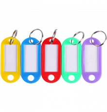 Брелок для ключей 51 мм,пласт. ассорти с бум.вкладышем. Китай