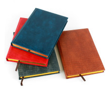 Ежедневник А5 Darvish, недатиров. 136л обложка кож.зам. ассорти(красный, корич.,синий,серый), Китай