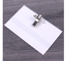 Бейдж с зажимом и булавкой Дарвиш  90*55мм . Китай