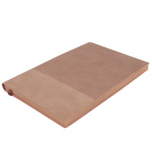 Ежедневник А5 недатир., 100л, 145*210мм, Darvish, обложка кож.зам. коричневая,линейка, Китай