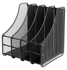 Лоток вертикальный  металлический черный, 4-отд., Darvish, Китай