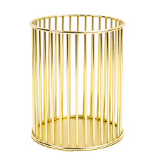 Стакан металлический для канцелярских принадлежностей, золото Darvish, Китай