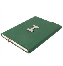 Ежедневник А5 недат.Darvish, 112л обложка кож.зам. зеленый, Китай