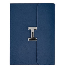 Ежедневник А5 Darvish, недатиров. 112л обложка кож.зам. синий, с застёжкой,Китай