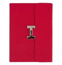 Ежедневник А5 Darvish, недатиров. 112л обложка кож.зам. красный, с застёжкой, Китай