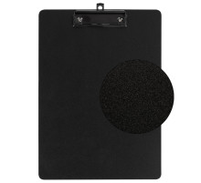 А4 Доска-планшет А4 Darvish с верхним прижимом черный пластик. РФ