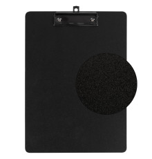 А4 Доска-планшет А4 Darvish с верхним прижимом черный пластик. РФ