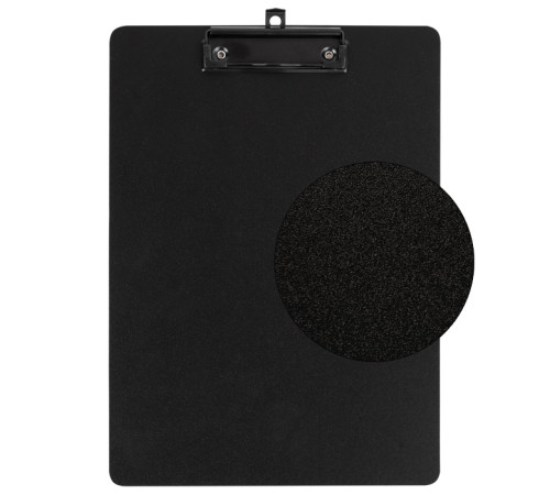 А4 Доска-планшет А4 Darvish с верхним прижимом черный пластик. РФ