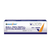 Стержень 107мм шариковый Дарвиш на масляной основе, синий,  Китай