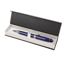 Ручка подар. шарик/поворот. "Darvish" синий стерж., корпус синий в футляре. Китай