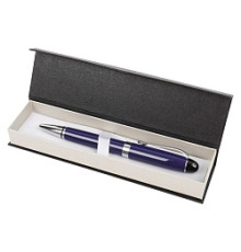 Ручка подар. шарик/поворот. "Darvish" синий стерж., корпус синий в футляре. Китай