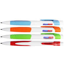 Ручка шарик/автом."Darvish"синий стер.  корпус белый с цветными вставками, Китай