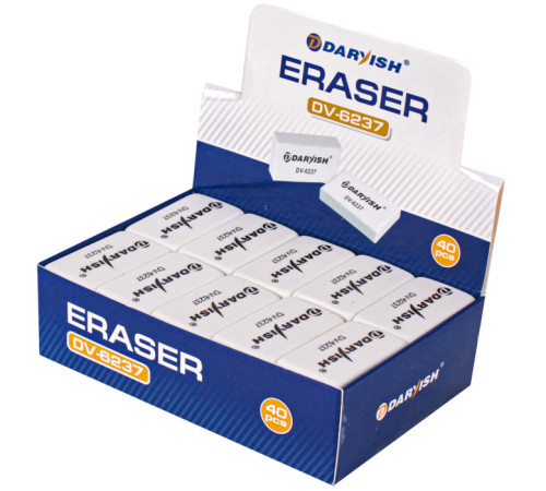 Ластик Дарвиш прямоугольный белый. Китай