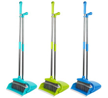 Набор для уборки "Совок+ щетка" цвет бирюзовый 88х25,5х25,5 см., Китай