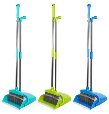 Набор для уборки "Совок+ щетка" цвет бирюзовый 88х25,5х25,5 см., Китай