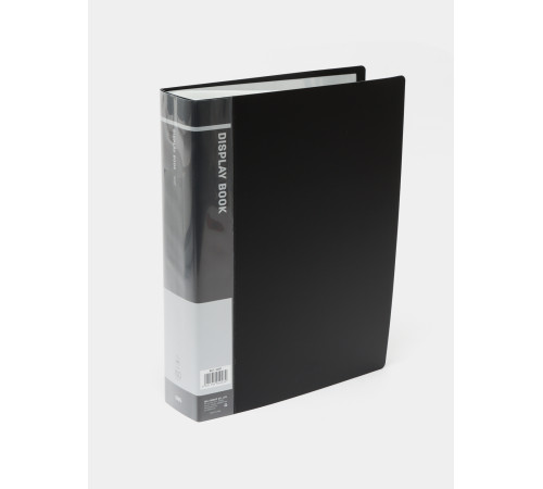 Папка 100 файлов A4, Deli,  64мм, 1,05мм, черная, Китай