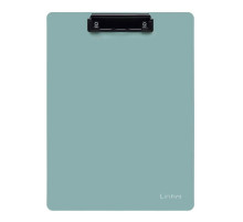 A4 Папка-планшет DELI Linfini с верхним прижимом, без крышки,зелёная пастель, 1,5 мм, Китай