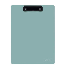 A4 Папка-планшет DELI Linfini с верхним прижимом, без крышки,зелёная пастель, 1,5 мм, Китай