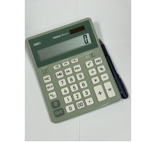 Калькулятор 12р. настольный DELI 202,2*158,5*31,3 мм, Зелёный, Китай