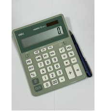 Калькулятор 12р. настольный DELI 202,2*158,5*31,3 мм, Зелёный, Китай